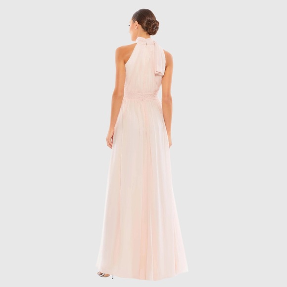 MAC DUGGAL
Pink High Neck Chiffon Gowns Size 12 Wedding Guest Baby Shower - Picture 3 of 3